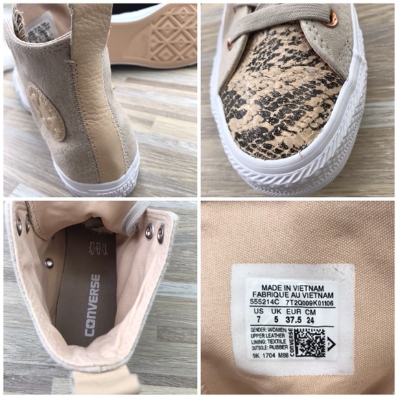 NWT Converse Ctas Loop HI Papyrus W AUTHENTIC - Picture 7 of 7